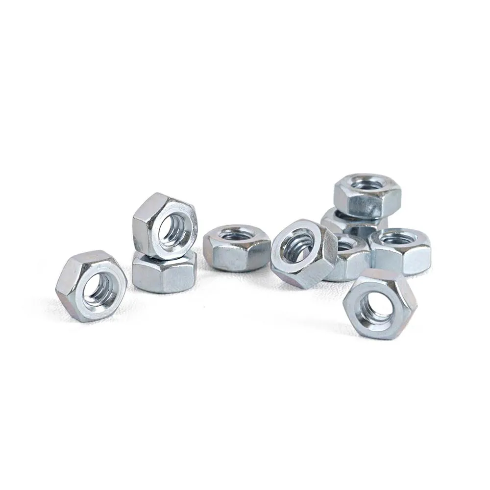 Tuerca Hexagonal 1/4" Zincado (310gr = 100pcs aprox)