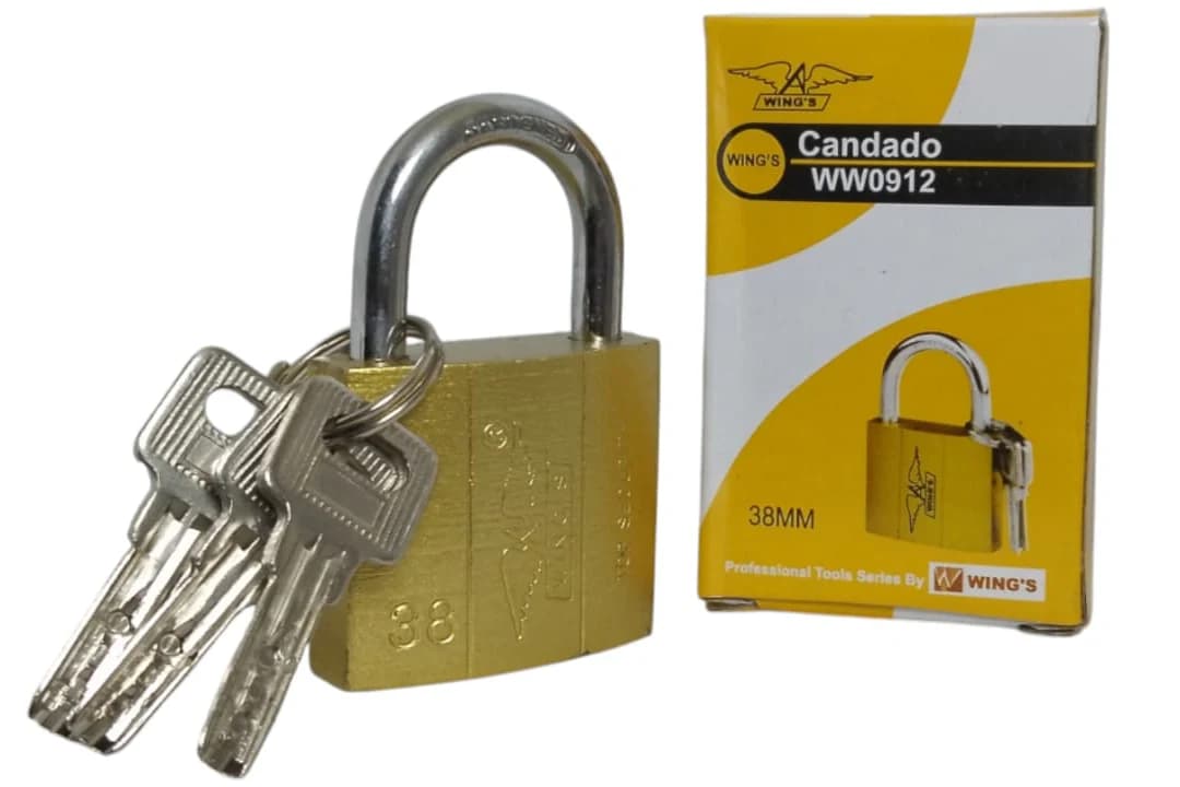 Candado Dorado Comercial 38mm