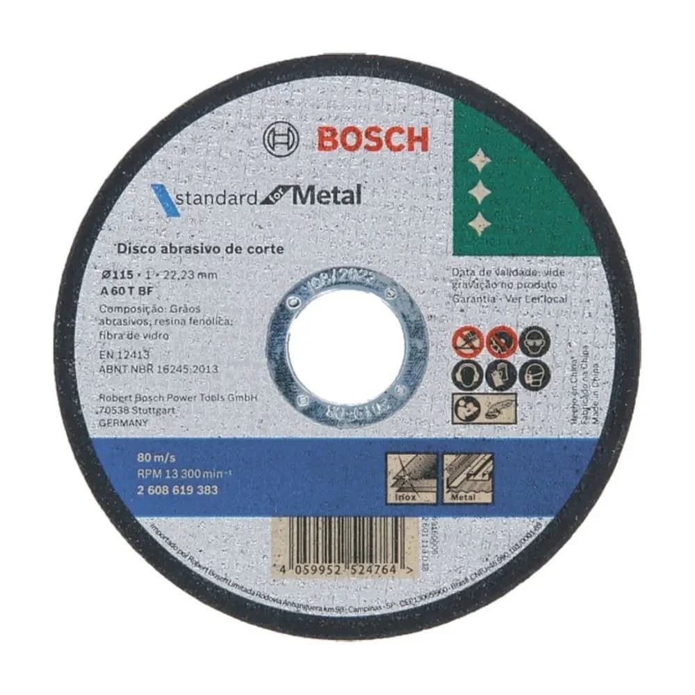 Disco Corte Metal 4 1/2" "Bosch"