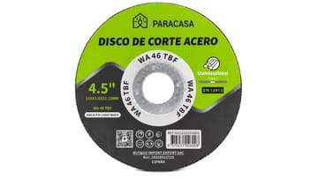 Disco Corte Metal 4 1/2" "PARACASA" (50PCS)
