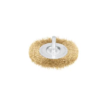 Carda Circular 3" Alambre Fino para Taladro Truper