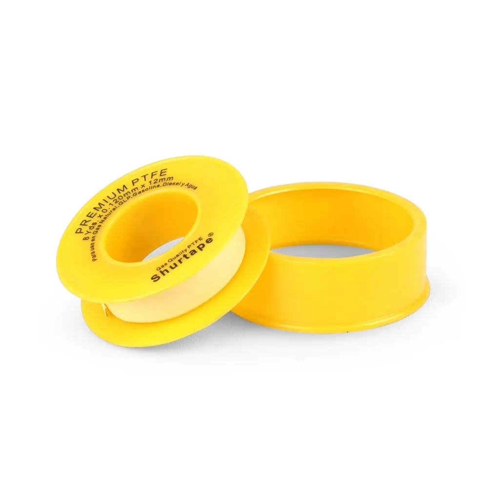 Cinta Teflón Amarillo Gas & Agua Caliente 1/2" X 8Y