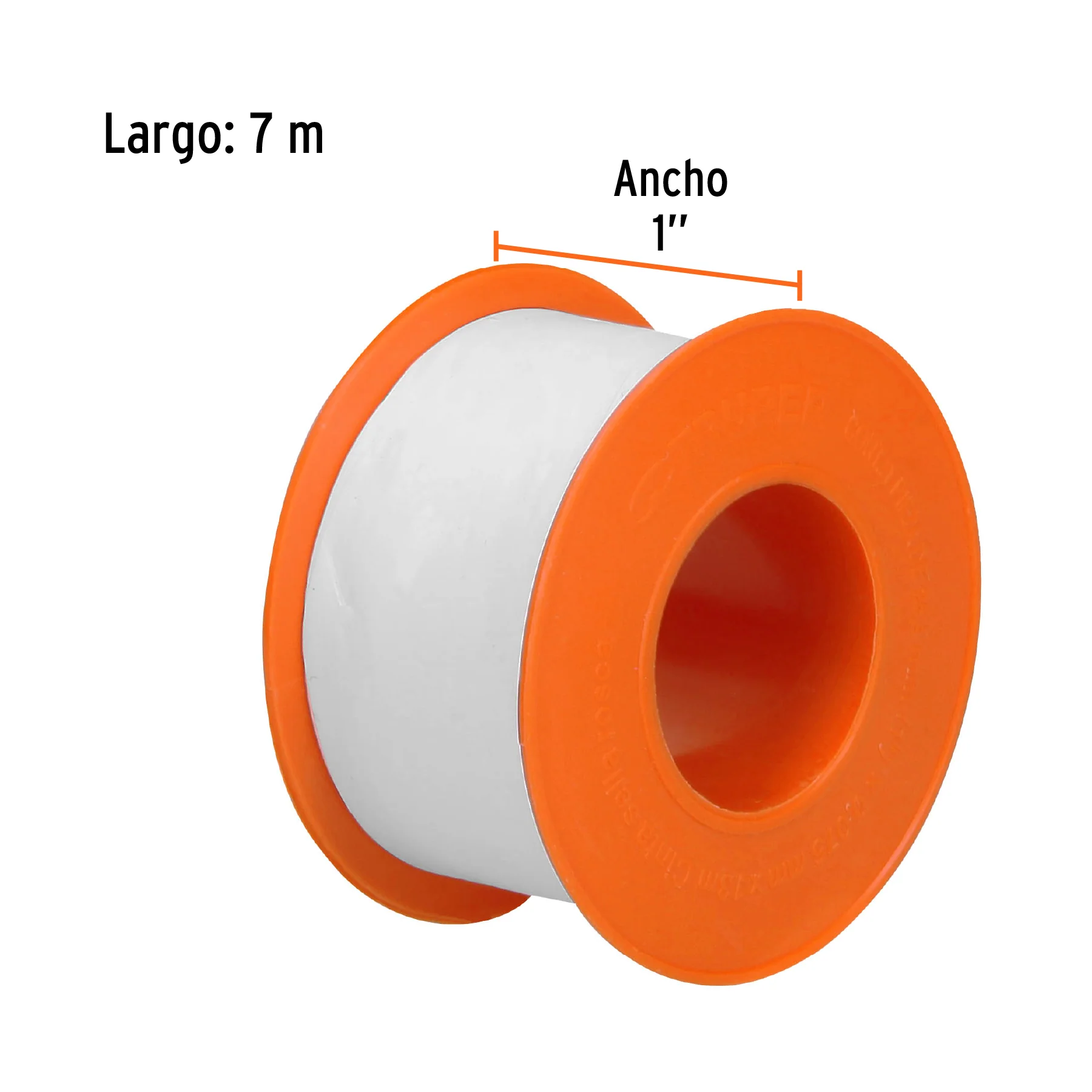 Cinta Sella Roscas 1" X 13m Uso General Truper